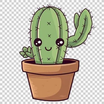 Cute Cactus Stock Illustration