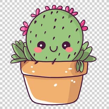 Cute Cactus Stock Illustration
