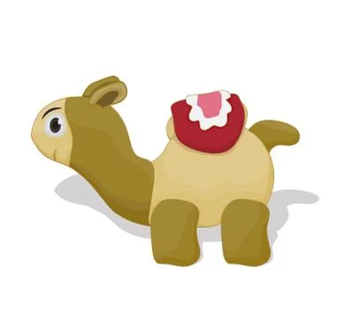 Cute camel cartoon Stock Illustration