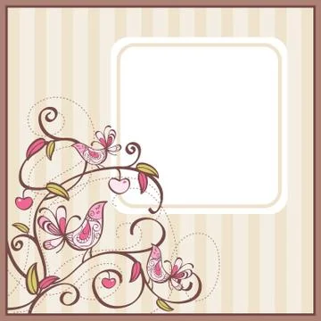 Cute card Stock Illustration