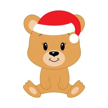 Cute cartoon bear. Vector illustration. Stock Illustration