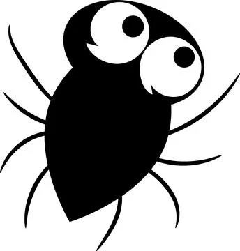 Cute cartoon bug vector illustration Stock Illustration
