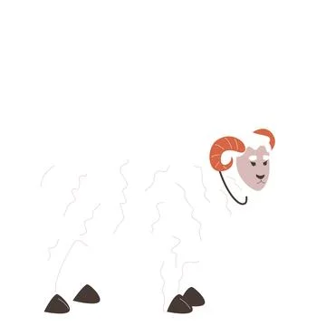 Cute cartoon cloud with rainbow and lightning bolt floating in sky minimalist il 스톡 일러스트