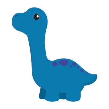 Cute cartoon dinosaur Stock Illustration