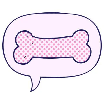 Cute cartoon drawing with speech bubble in comic book style in bright neon .. Illustrazione stock