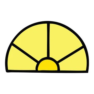 Cute cartoon math equipment Illustrazione stock