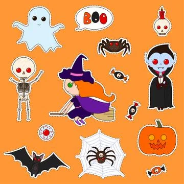 Cute cartoon monsters Stock Illustration