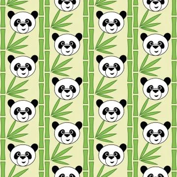 Cute cartoon panda Illustrazione stock