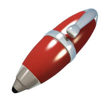 Cute cartoon pen Stock Illustration