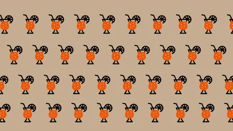 Cute Cartoon Rooster Pattern. Stock Footage 325388727