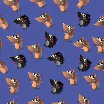 Cute cartoon squirrel Stock Illustration