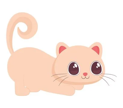 Cute cat design Illustrazione stock