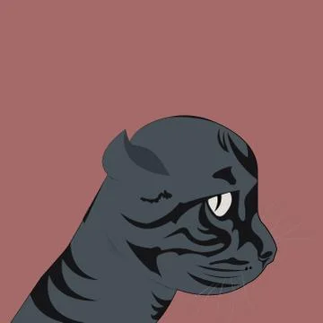 Cute Cat Illustrazione stock