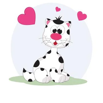 Cute cat Stock Illustration