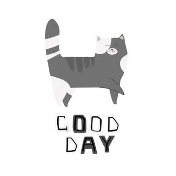 Cute cat Stock Illustration