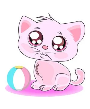 Cute Cat Illustrazione stock