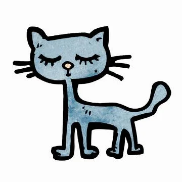 Cute cat Stock Illustration