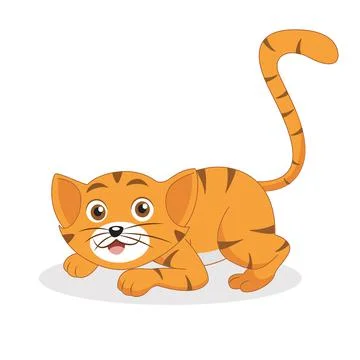 A cute cat Stock Illustration
