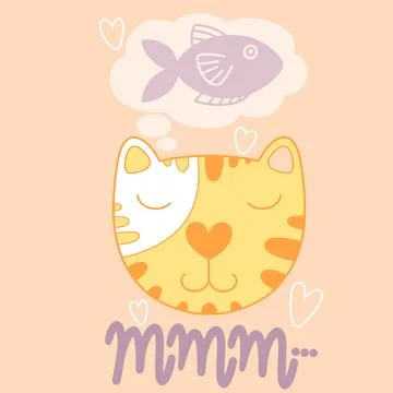 Cute Cat Illustrazione stock