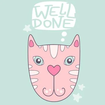 Cute Cat Illustrazione stock