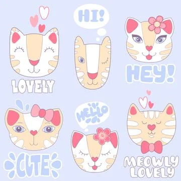 Cute Cat Stock-Illustration