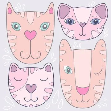 Cute Cat Stock Illustration