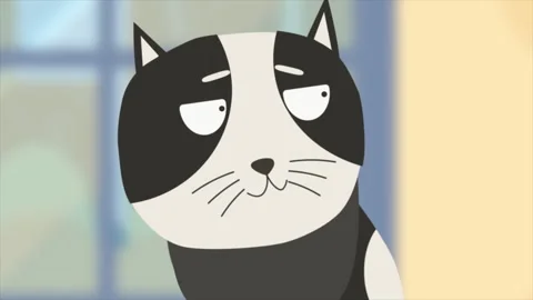 Cute Cat Is Surprised To Hear Its Name Stock Footage 281293514