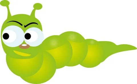 Cute Caterpillar Stock Illustration