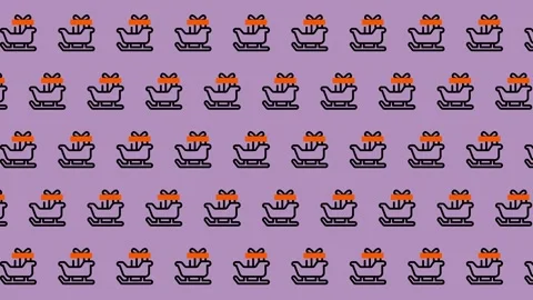 Cute Cats in Bathtubs Pattern Animation Loop. Stock Footage 325374983