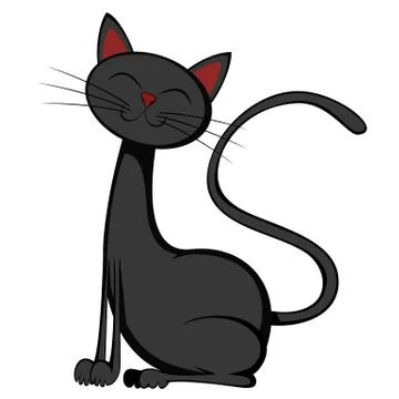 Cute cats Stock Illustration