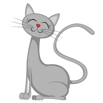 Cute cats Stock Illustration