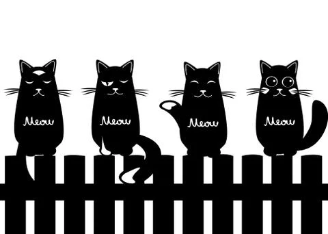 Cute cats seamless pattern 스톡 일러스트