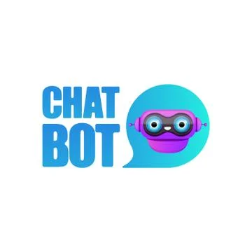 Cute chatbot character or intelligent assistant with speech bubble isolated on Stock-Illustration