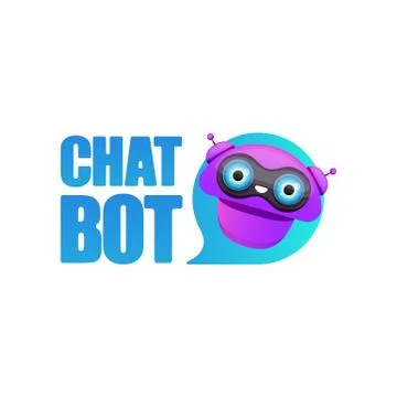 Cute chatbot character or intelligent assistant with speech bubble isolated on 스톡 일러스트