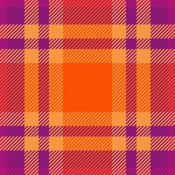 Cute check textile texture, coat background plaid seamless. Attire fabric v.. Stock Illustration