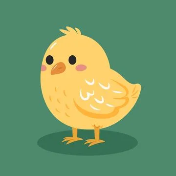 Cute chick vector illustration Stock Illustration