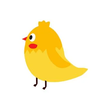 Cute chicken icon logo vector isolated on white background for your web Stock Illustration