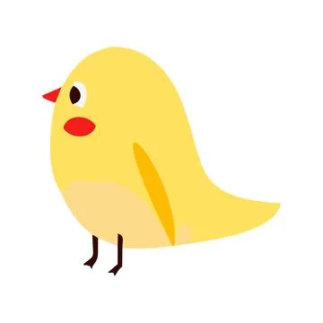 Cute chicken icon logo vector isolated on white background for your web Stock Illustration
