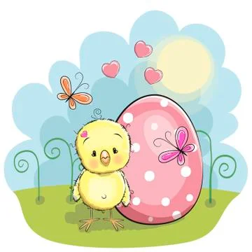 Cute chicken Stock Illustration