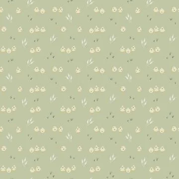 Cute chicken Seamless Pattern, Cartoon Doodle chickens Background vector Il.. 스톡 일러스트