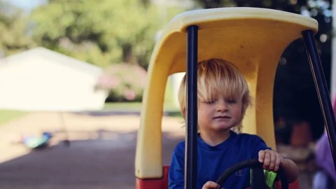 Cute child in cozzy coup Video stock 96022809