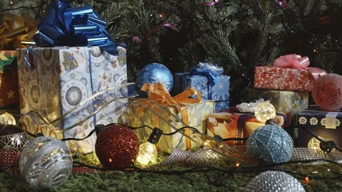 Cute Christmas Magic 4K Stock Footage 120087099