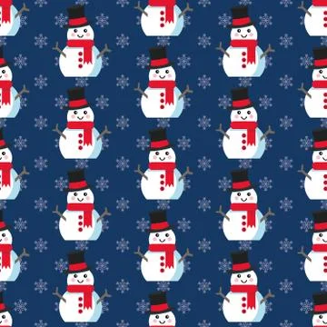 Cute Christmas pattern Stock Illustration