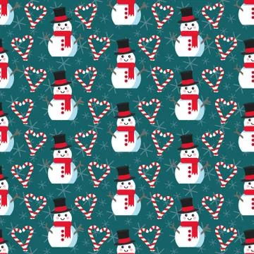 Cute Christmas pattern Stock Illustration