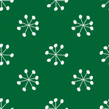 Cute Christmas seamless pattern Stock Illustration
