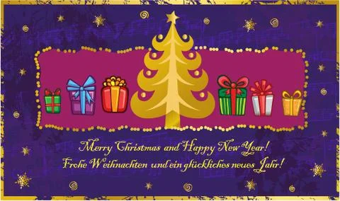 Cute Christmas tree Stock Illustration