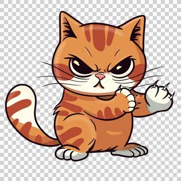 Cute chubby cat Stock Illustration