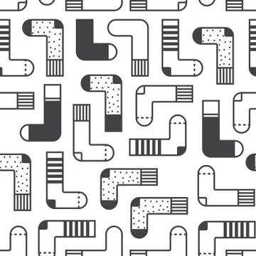 Cute colorful background Socks pattern Stock Illustration