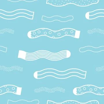 Cute colorful background Socks pattern Stock Illustration