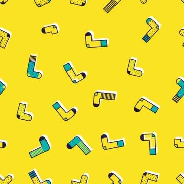 Cute colorful background Socks pattern Stock Illustration